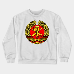 DDR workshop tuning coat of arms (colored) Crewneck Sweatshirt